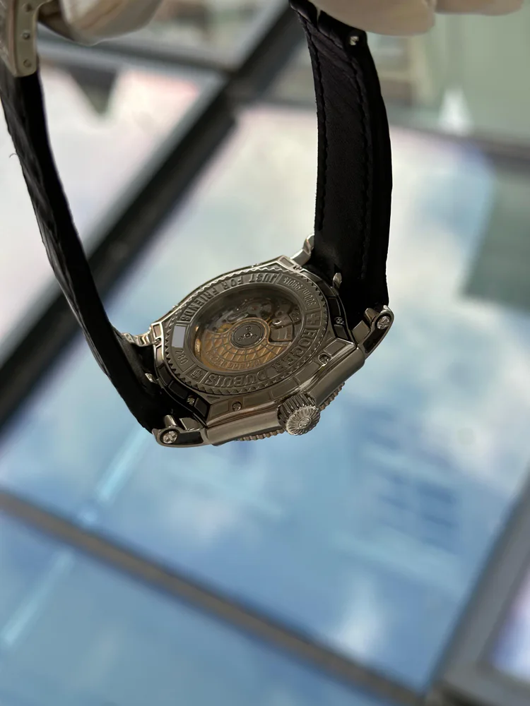 Roger Dubuis Easy Diver Steel and White Gold Bezel with Papers